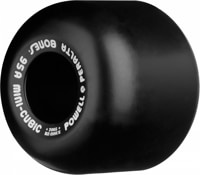 Powell Peralta Mini-Cubic Skateboard Wheels - black (95a)