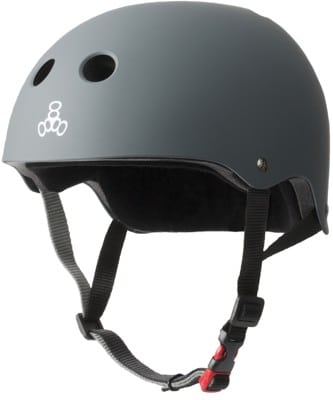 Triple Eight THE Certified Sweatsaver Skate Helmet - carbon rubber - view large