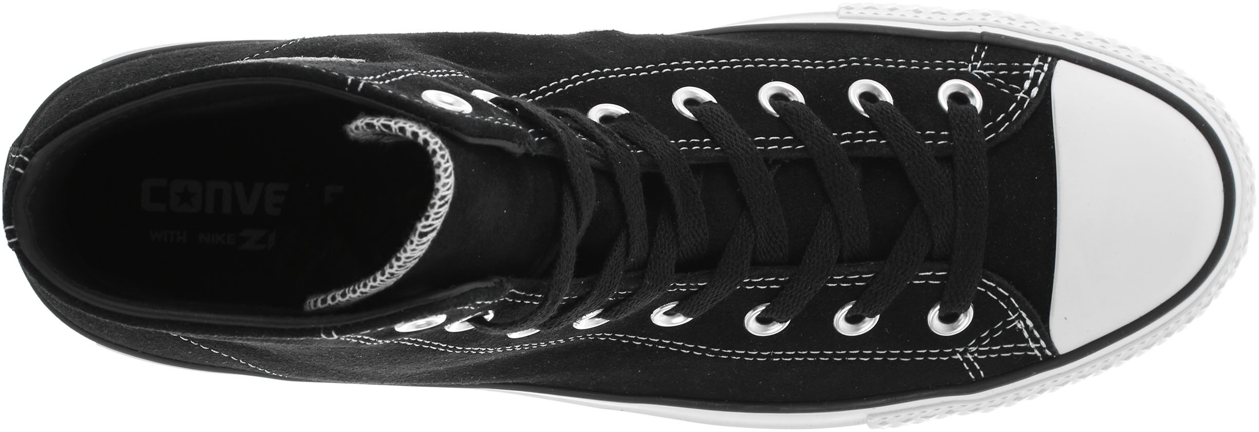 Converse Chuck Taylor All Star Pro High Skate Shoes - (suede) black ...
