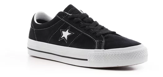 converse one star black suede