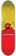 Toy Machine Monster 8.5 Skateboard Deck - yellow