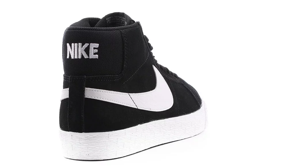 SB Zoom Mid Skate Shoes - black/white-white-white - Free Shipping | Tactics