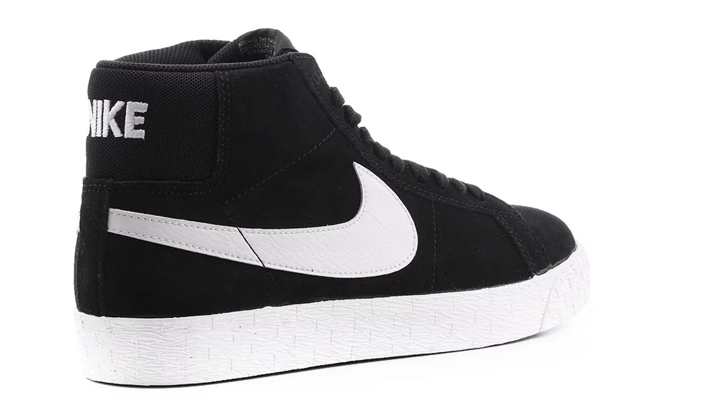 Oh jee Gepensioneerde schandaal Nike SB Zoom Blazer Mid Skate Shoes - black/white-white-white - Free  Shipping | Tactics