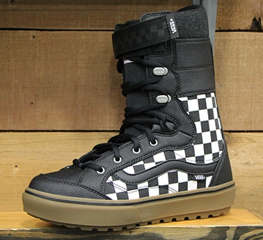 vans checkered snowboard boots