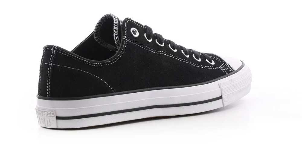 Converse Chuck Star Pro Skate Shoes - (suede) black/black/white | Tactics