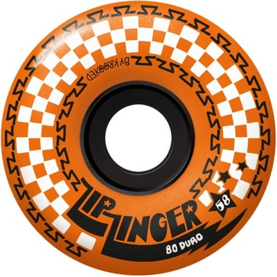 Krooked Zip Zinger 80HD Cruiser Skateboard Wheels - orange (80d) - view large