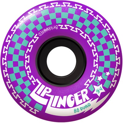 Krooked Zip Zinger 80HD Cruiser Skateboard Wheels - purple (80d) - view large
