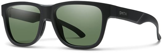 Smith Lowdown Slim 2 Polarized Sunglasses - matte black/chromapop polarized gray green lens - view large