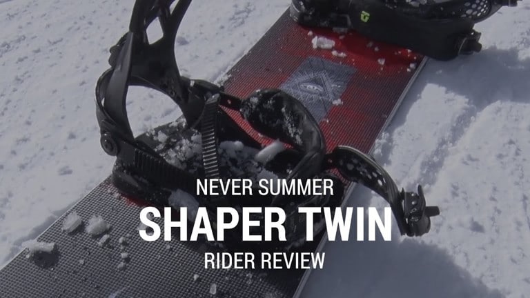 Never Summer Shaper Twin 2019 Snowboard Rider Review