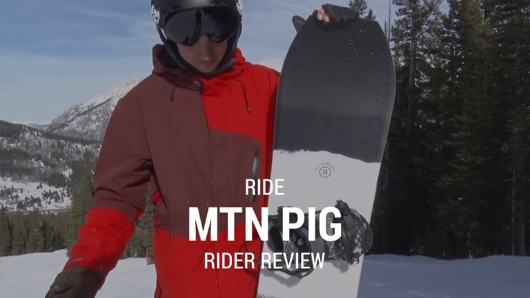 Ride MTNpig 2019 Snowboard Rider Review