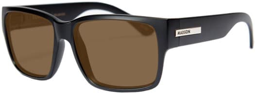 MADSON Classico Polarized Sunglasses - black matte/bronze polarized lens - view large