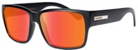 MADSON Classico Polarized Sunglasses - black matte/red chrome polarized lens