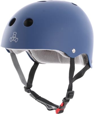 Triple Eight THE Certified Sweatsaver Skate Helmet - navy rubber - view large