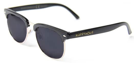 Happy Hour Bryan Herman G2 Sunglasses - gloss black/smoke grey lens - view large