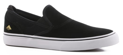 Emerica Wino G6 Slip-On Shoes - black/white/gold - view large