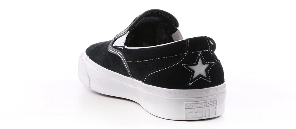 Converse One Star CC Slip-On Shoes black/white/white - Shipping | Tactics