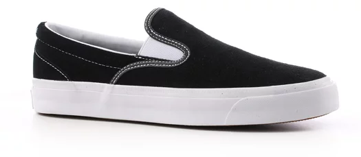 black casual slip on shoes