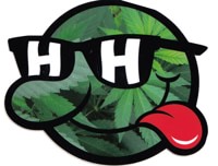 Happy Hour Sonny Large Sticker - weed