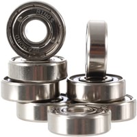 Diamond Supply Co Rings Hella Fast Titanium Skateboard Bearings - titanium