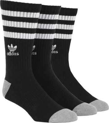 Adidas Roller 3-Pack Sock - black/white/heather grey - view large