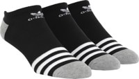 Adidas Roller No Show 3-Pack Sock - black/white/heather grey