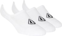 Volcom Stones No Show Sock 3-Pack - white