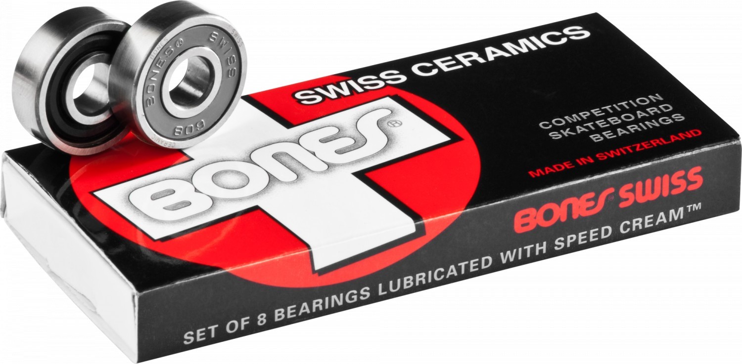 Bones Bearings Swiss Ceramic Skateboard Bearings Free Shipping Tactics