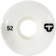 Tactics T-Logo Skateboard Wheels - white 52 (99a)