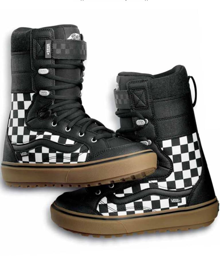 vans checkered snowboard boots