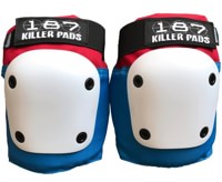 187 Killer Pads Fly Knee Pads - red/white/blue