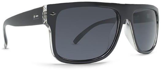 Dot Dash Sidecar Sunglasses - black clear/grey lens - view large