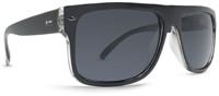 Dot Dash Sidecar Sunglasses - black clear/grey lens