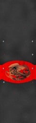 Powell Peralta Oval Dragon Graphic Skateboard Grip Tape - black/red