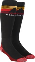 Burton Emblem Midweight Snowboard Socks - true black