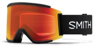 Smith Squad XL ChromaPop Goggles + Bonus Lens - black/everyday red mirror lens + storm yellow flash lens