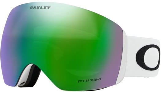 Oakley Flight Deck L Goggles - matte white/prizm jade iridium lens - view large
