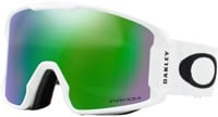 Oakley Line Miner Goggles - matte white/prizm snow jade iridium lens