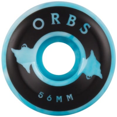 Orbs Specters Skateboard Wheels - blue/white swirl (99a) - view large
