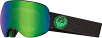 Dragon X2 Goggles + Bonus Lens - split/lumalens green ion lens + lumalens amber lens
