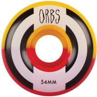 Orbs Apparitions Skateboard Wheels - red/yellow splits (99a)