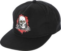 Powell Peralta Ripper Snapback Hat - black