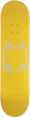 WKND Logo 8.0 Skateboard Deck - yellow - view large