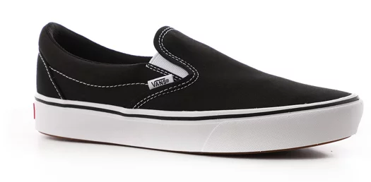 vans slip on comfycush white