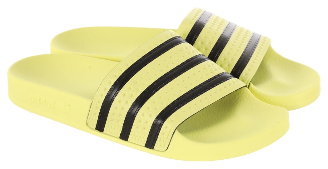 adidas adilette sandals yellow