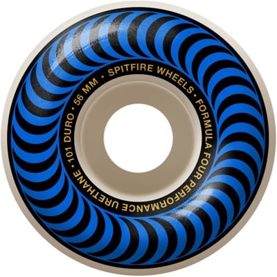 Spitfire Formula Four Classic Skateboard Wheels - white/blue classic swirl (101d) - view large