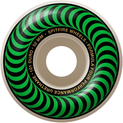 thumbnail image 2 of Spitfire Classics Skateboard Wheels - 56mm - White - SP901 - Old School Pool Skating 2 of 6