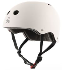 Triple Eight THE Certified Sweatsaver Skate Helmet - white rubber