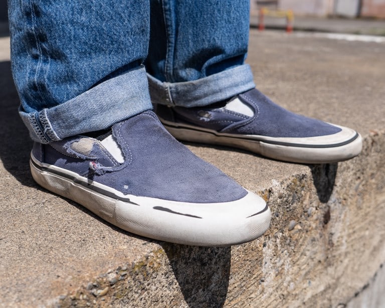 Vans Slip-On Pro Skate Shoes Wear Test Review | Tactics How To Break In Slip On Vans