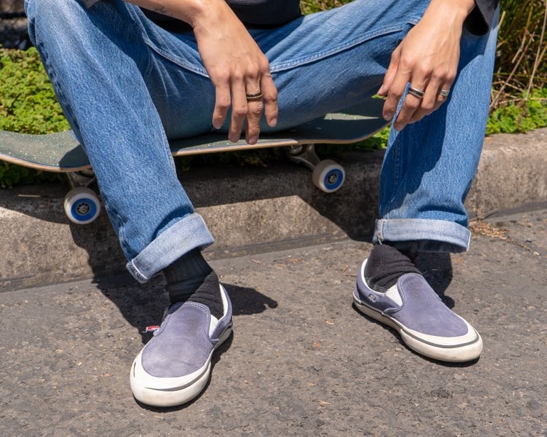 vans pro skate slip ons