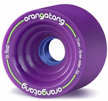Orangatang In Heat Carving/Race Longboard Wheels - purple (83a) - view large